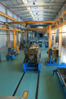 Технологическая линия на Заводе по производству дизельных двигателей GEVO