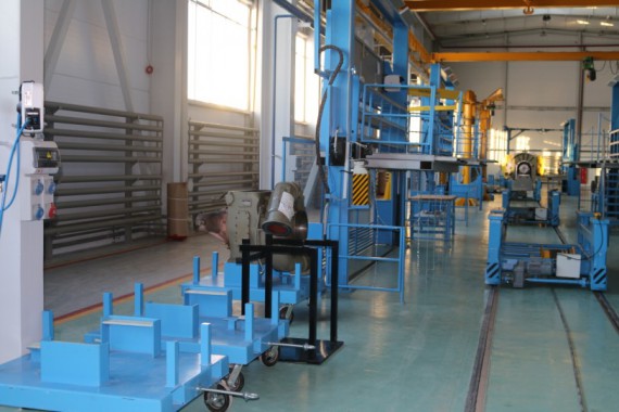 Технологическая линия на Заводе по производству дизельных двигателей GEVO