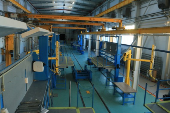 Технологическая линия на Заводе по производству дизельных двигателей GEVO