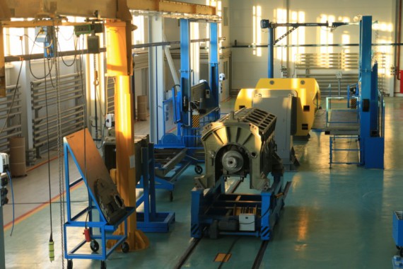 Технологическая линия на Заводе по производству дизельных двигателей GEVO