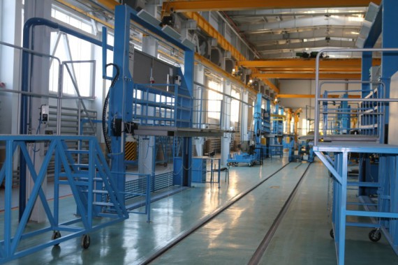 Технологическая линия на Заводе по производству дизельных двигателей GEVO