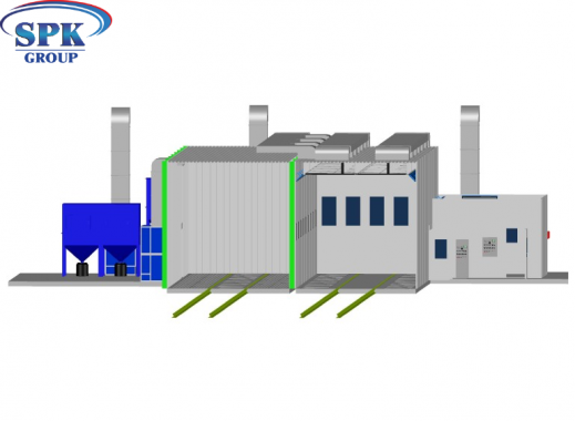 Комплекс подготовки и окраски металлоконструкций SPK-18.5.5 ОСК DB