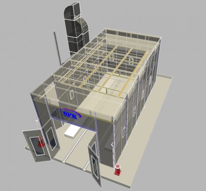 Камера окраски для нефтегазовой отрасли SPK-10.5.4
