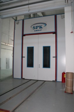 Обитаемая моечная камера. Завод по производству дизельных двигателей GEVO.