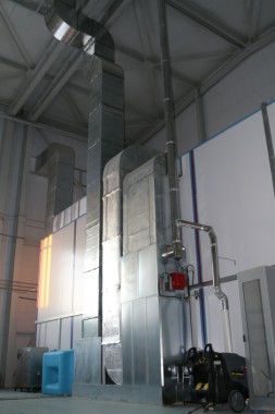 Обитаемая моечная камера. Завод по производству дизельных двигателей GEVO.