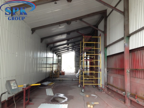 Модернизация покрасочной камеры для сварных металлоконструкций