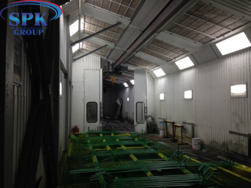 Модернизация покрасочной камеры для сварных металлоконструкций