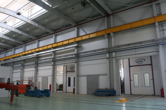 Обитаемая моечная камера. Завод по производству дизельных двигателей GEVO.