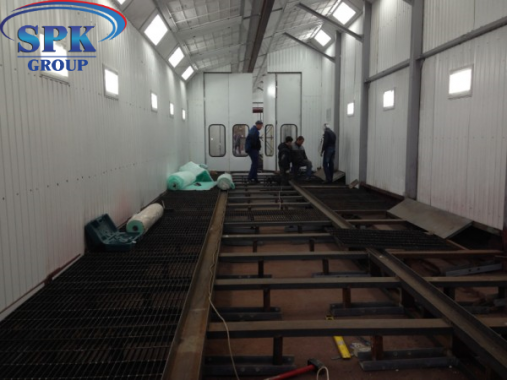 Модернизация покрасочной камеры для сварных металлоконструкций