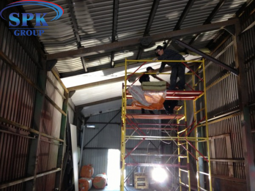 Модернизация покрасочной камеры для сварных металлоконструкций