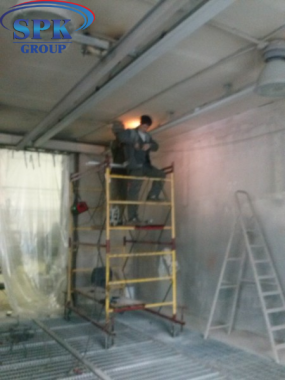 Реконструкция покрасочной камеры для сварных металлоконструкций