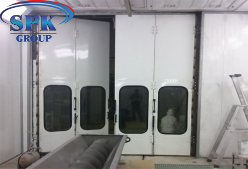 Реконструкция покрасочной камеры для сварных металлоконструкций