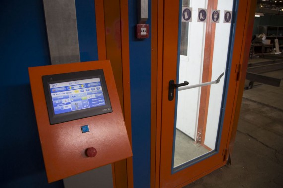 Окрасочно-сушильная камера для вилочных погрузчиков и металлоконструкций (Невьянский Машиностроительный Завод, г. Невьянск, Свердловская область)