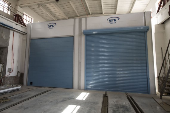 Покрасочно-сушильная камера для локомотивов для Музея РЖД г. Екатеринбург