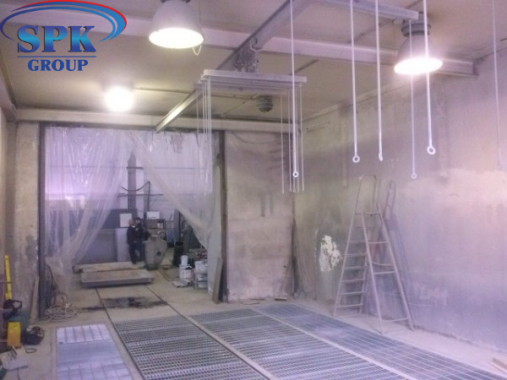 Реконструкция покрасочной камеры для сварных металлоконструкций