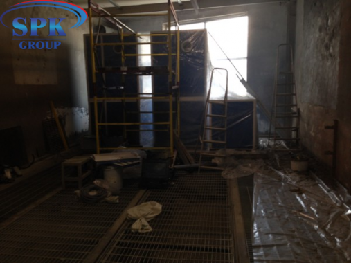 Реконструкция покрасочной камеры для сварных металлоконструкций