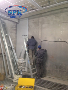 Реконструкция покрасочной камеры для сварных металлоконструкций