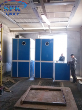 Реконструкция покрасочной камеры для сварных металлоконструкций