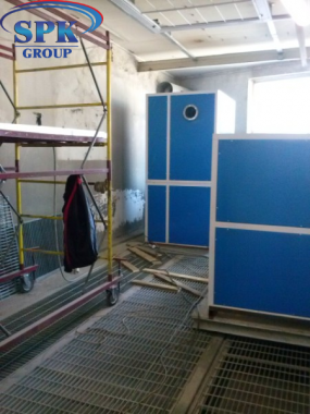 Реконструкция покрасочной камеры для сварных металлоконструкций