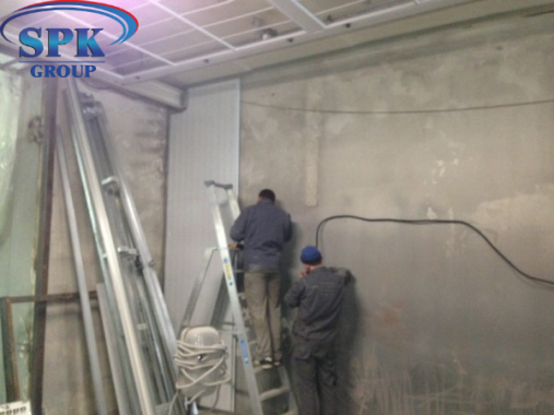 Реконструкция покрасочной камеры для сварных металлоконструкций