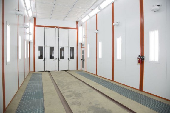 Окрасочно-сушильная камера для вилочных погрузчиков и металлоконструкций (Невьянский Машиностроительный Завод, г. Невьянск, Свердловская область)