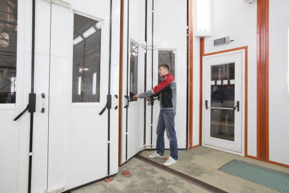 Окрасочно-сушильная камера для вилочных погрузчиков и металлоконструкций (Невьянский Машиностроительный Завод, г. Невьянск, Свердловская область)