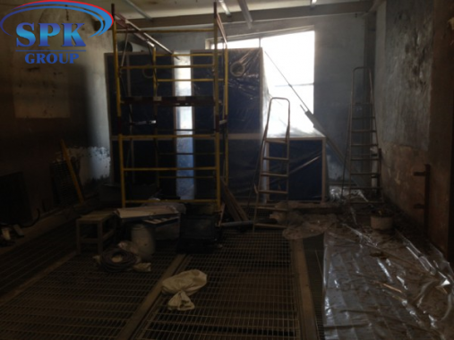 Реконструкция покрасочной камеры для сварных металлоконструкций