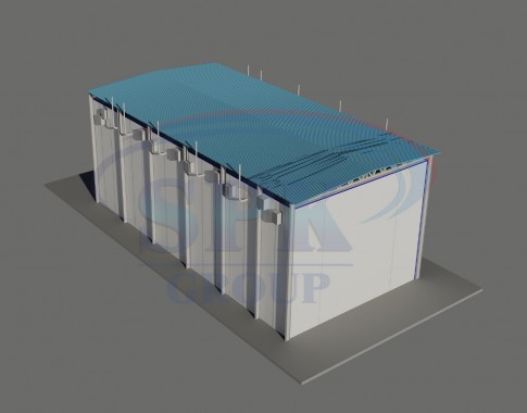 Уличная камера окраски и сушки яхт и катеров SPK-33.9.12