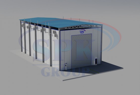 Уличная камера окраски и сушки яхт и катеров SPK-33.9.12