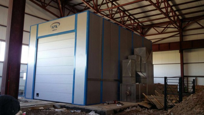 Покрасочно-сушильная камера для сельскохозяйственной техники SPK-10.6.5