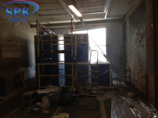 Реконструкция покрасочной камеры для сварных металлоконструкций