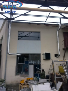 Реконструкция покрасочной камеры для сварных металлоконструкций