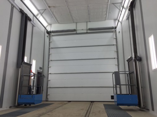 Покрасочно-сушильная камера для локомотивов для Музея РЖД г. Екатеринбург