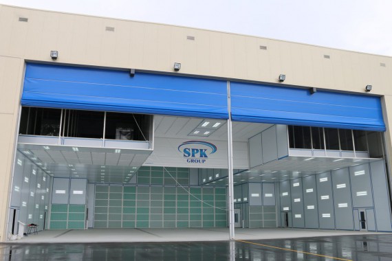 Тупиковая покрасочно-сушильная камера для самолетов SPK-30.33.9