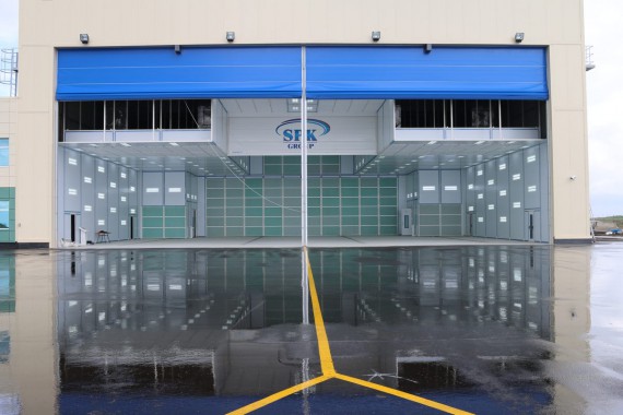 Тупиковая покрасочно-сушильная камера для самолетов SPK-30.33.9