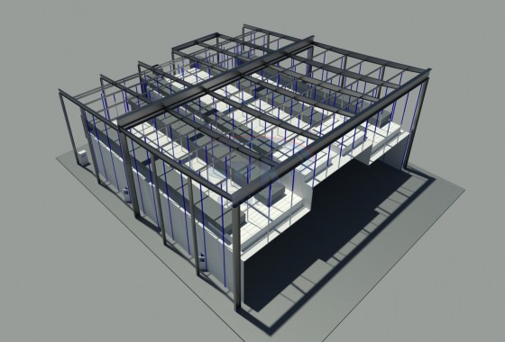 Тупиковая покрасочно-сушильная камера для самолетов SPK-30.33.9