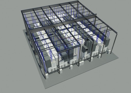 Тупиковая покрасочно-сушильная камера для самолетов SPK-30.33.9