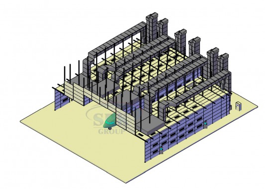 Тупиковая покрасочно-сушильная камера для самолетов SPK-30.33.9