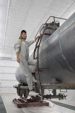 Покрасочно-сушильная камера для локомотивов для Музея РЖД г. Екатеринбург