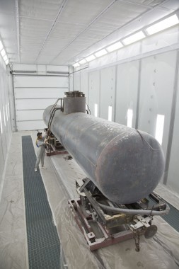 Покрасочно-сушильная камера для локомотивов для Музея РЖД г. Екатеринбург