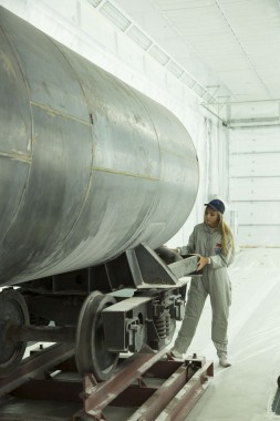 Покрасочно-сушильная камера для локомотивов для Музея РЖД г. Екатеринбург