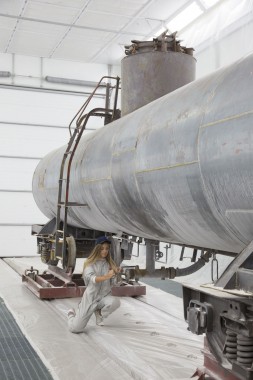 Покрасочно-сушильная камера для локомотивов для Музея РЖД г. Екатеринбург