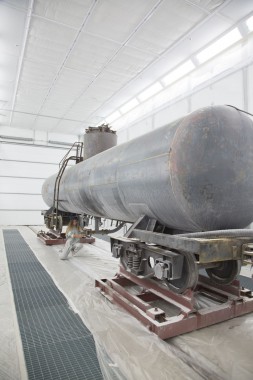 Покрасочно-сушильная камера для локомотивов для Музея РЖД г. Екатеринбург