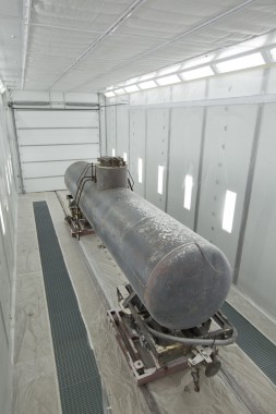 Покрасочно-сушильная камера для локомотивов для Музея РЖД г. Екатеринбург