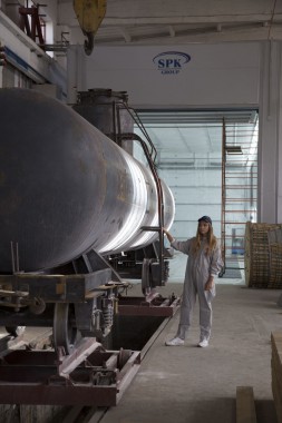 Покрасочно-сушильная камера для локомотивов для Музея РЖД г. Екатеринбург