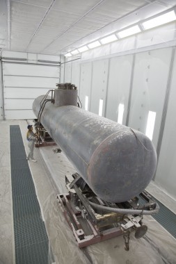 Покрасочно-сушильная камера для локомотивов для Музея РЖД г. Екатеринбург