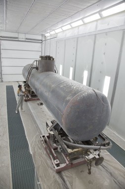 Покрасочно-сушильная камера для локомотивов для Музея РЖД г. Екатеринбург