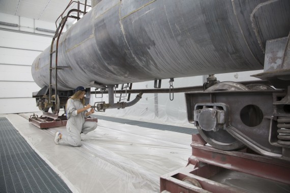 Покрасочно-сушильная камера для локомотивов для Музея РЖД г. Екатеринбург