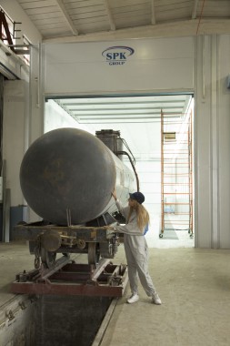 Покрасочно-сушильная камера для локомотивов для Музея РЖД г. Екатеринбург