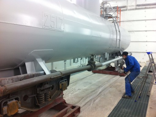 Покрасочно-сушильная камера для локомотивов для Музея РЖД г. Екатеринбург